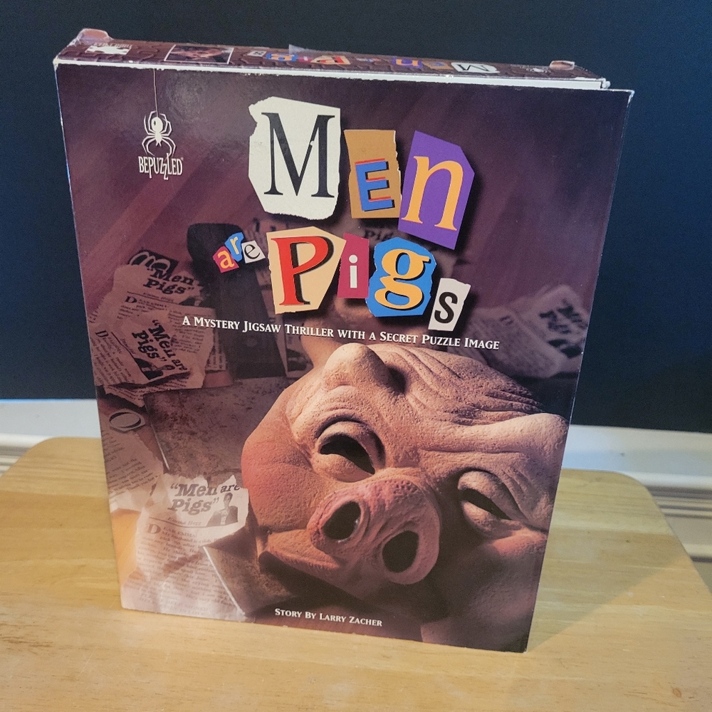 Men are Pigs Mystery Thriller and  Puzzle